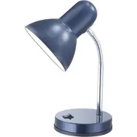 Globo Lighting Moderne Flexible Tischlampe BASIC blau mit LED, Schreitischlampe Leselampe Büro