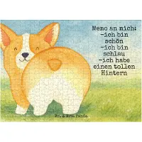 Mr. & Mrs. Panda Puzzle Corgi Po Design 551 Teile - Weiß - Geschenk, Motivation, Hund, 300, 500, 2000, Niedlich, Sprüche, Spruch, Positiv, 1000, Puzzlespiel
