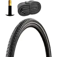 Zundapp Fahrradreifen Trekking City 1 Reifen 20 x 1,75" schwarz Reflex mit 1 Schlauch AV