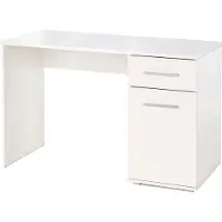Halmar Schreibtisch Lima B1 - weißer Glanz