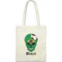 Eric Helmar Müller Urban Backwoods Brazil Football Comet, Stofftasche, Farbe: Beige