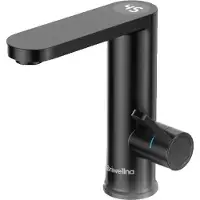 OEM Warmwasserbereiter, 2-in-1-Waschtischarmatur, Durchlauferhitzer, Matte Schwarz, EU