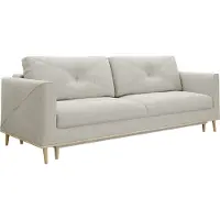 Mirjan 24 Schlafsofa Lavende, Couch mit Schlaffunktion und Bettkasten, Holzfüße, Wohnzimmer (Farbe: Barrel 03)