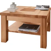 Lebenswert Couchtisch "WZ-0315" aus Kernbuche in natur geölt. Abmessungen (BxHxT) 70x45x70 cm