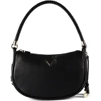 GUESS Stylische schwarze Damentasche mit Schulterriemen und Handyfach