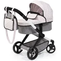 Ginza.se - Puppenwagen Xeo - Pink / Grau