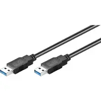 Goobay USB-A-Kabel, 3 m, schwarz