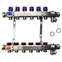 Maincor Rohrsysteme GmbH & Co. KG Maincor MFL Verteiler 3 Kreise 1'' | Edelstahl | 255 mm | DFB