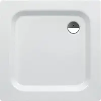 Laufen Duschwanne ERAM Quadrat 800x65x800 mm Stahl-Emaille, weiß Roca