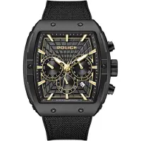 Police Chronograph "Coswig", schwarz, Armbanduhren, Herren, Chronograph, Quarzuhr, Armbanduhr, Herrenuhr, Silikonarmband, analog, Tag