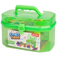 Toi-Toys Bastelset Kreativ-Spielzeugbox 200-teilig in Aufbewahrungsbox