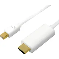 Logilink CV0124, 3 m, Mini DisplayPort, HDMI Typ A (Standard), Stecker, Stecker, Gerade