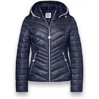 District Übergangsjacke Magnolia (mit Kapuze, wasserabweisend) navyblau Damen