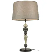 ITALUX NEROM TB-22374-BK Nachttischlampe
