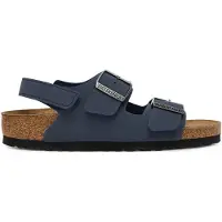 Birkenstock - Kid's Milano AS Birkibuc - Sandalen Gr 37 - Narrow grau