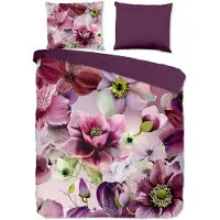 Pure Bettwäsche "Chimai" - Rot - (200x220 cm) - 100 % Polyester