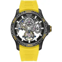 Police PEWGR0097805 Herrenuhr Automatik Spirit Gelb