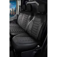 Generics **Sitzbezüge Volkswagen Transporter 2024 – heute – Florida schwarz/grau – perfekte Passform (Sitz/Bank)