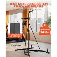 Vevor 2 in 1 Heavy Duty Punching Bag Frame Boxing Punching Fitness Stand Steel