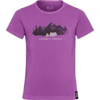 Jack Wolfskin - Kid's Hiking Graphic T-Shirt - Funktionsshirt Gr 104 lila