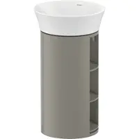 Duravit Waschtischunterschrank White Tulip 41x41x75cm, 2 Holzf.-B, steingrau s-matt