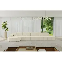 ALTDECOR Ecksofa in L-Form Livo-L3 - 422x173x79,5 cm Beige - Corner Sofa Bett Eckcouch Couch Wohnlandschaft Cauchsofa