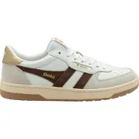 Gola Hawk Sneaker Women white/dark brown/gold (WT) 40