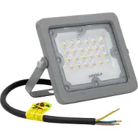 Luxula LED Fluter 20 W 4000 K neutralweiß grau IP65