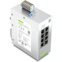 Wago 852-1812 Lean-Managed-Switch 8 Port 1000Base-T lichtgrau