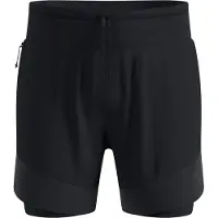 Odlo - Leichte und widerstandsfähige Traillauf-Shorts &ndash; Herren &ndash; X-Alp Trail 6" M Black - X-Alp Trail 6" M Black für Herren - Größe