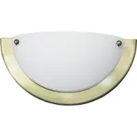 Rabalux 5263 Wandleuchte Ufo, E27, bronze-silber-weiß, rund, Standard, ø310mm