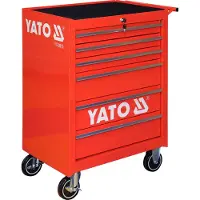 YATO YT-0913, Stahl, Rot, 300 kg, 12,7 cm, 2 Rad/Räder, 2 Rad/Räder
