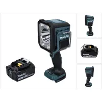 Makita DML 812 T1 Akku LED Handstrahler Taschen Lampe 18 V 1250 lm + 1x Akku 5,0 Ah - ohne Ladegerät