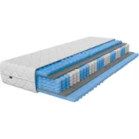 Wellbe HOME Matratze 160x200 Taschenfederkernmatratze massierend mittelfest H3 Hyperelastic 26 cm bequem mit beidseitigem Bezug