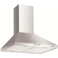 Glem Gas Dekorative, 60 cm breite wandhaube, 569 m³/h, edelstahl GHP650SS