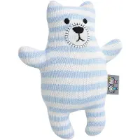 Sevira Kids Großer Strick Teddybär - 35 x 18 cm - Blau | by