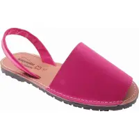 Rave Painter's Shop UG Avarcas Minorquine Damen Sandalen, Echtleder, Fuchsia, 38 EU
