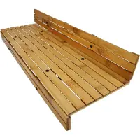 DE-COmmerce GmbH & Co.KG Balkonhängetisch, Balkonbar aus Bambus 88x28x17 cm Tisch