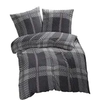 Etérea Himmlische Qualität etérea Renforcé Bettwäsche 200x220 cm (nur Bettdecke) Blockberry Grau