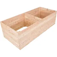 Rojaplast Premium Hochbeet aus Holz 160 x 70 x 50 cm Lärchenholz 9215