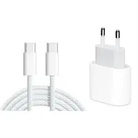 Ventarent Ladeset 20W USB C Schnellladegerät Apple iPhone 15, 16, 17 Pro, Plus, Pro Max Ladegerät inkl. 1 m Ladekabel Samsung Galaxy S25, S24, S23, S22 Ultra +