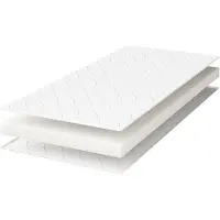 Wellbe HOME Matratze 80x200 Schaummatratze Luna hypoallergen 12 cm mit gestepptem Bezug H3 Mittelfest