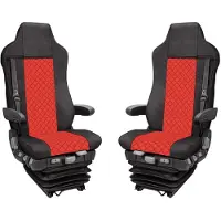 PRO-GROUP LKW Sitzbezüge Schonbezüge Für Iveco Stralis Hi-Way Rote ab 2009