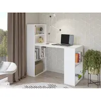 IMS Helvetia Schreibtisch Computertisch Wels 120x52x121cm weiß