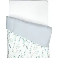 Sevira Kids Bettbezug Eucalyptus - 80x120 cm - Grau | by
