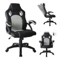 Vdd Bürostuhl Racing Gaming-Stil Premium-Design Wouter blau schwarz