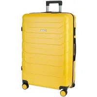 Omna | Koffer auf Rollen L - 20" - 57x38x24 cm - Gelb - Leicht und kompakt - Ideal für Kurzreisen