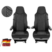 PRO-GROUP LKW Sitzbezüge Für MAN TGX TGL TGS 2015-2020 Farbe Schwarz Sitzbezüge