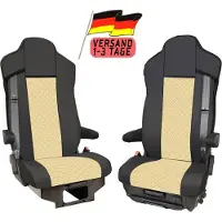 PRO-GROUP LKW Sitzbezüge Für IVECO S-WAY 2021- Sitz Schwarz / Beige