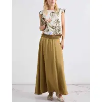 Marella für Damen. 2613101032200 Ausgestellter Rock Mllorario grün (38), Lässig, Modal
